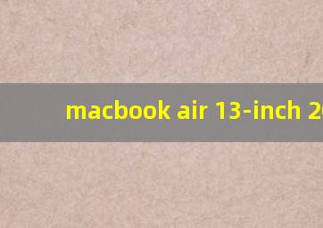 macbook air 13-inch 2020